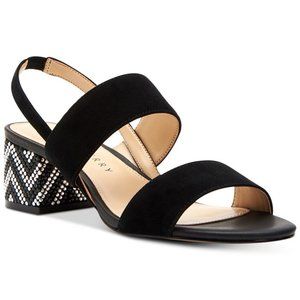 Katy Perry ANNALIE Suede Chevron Black Shoes10 NIB